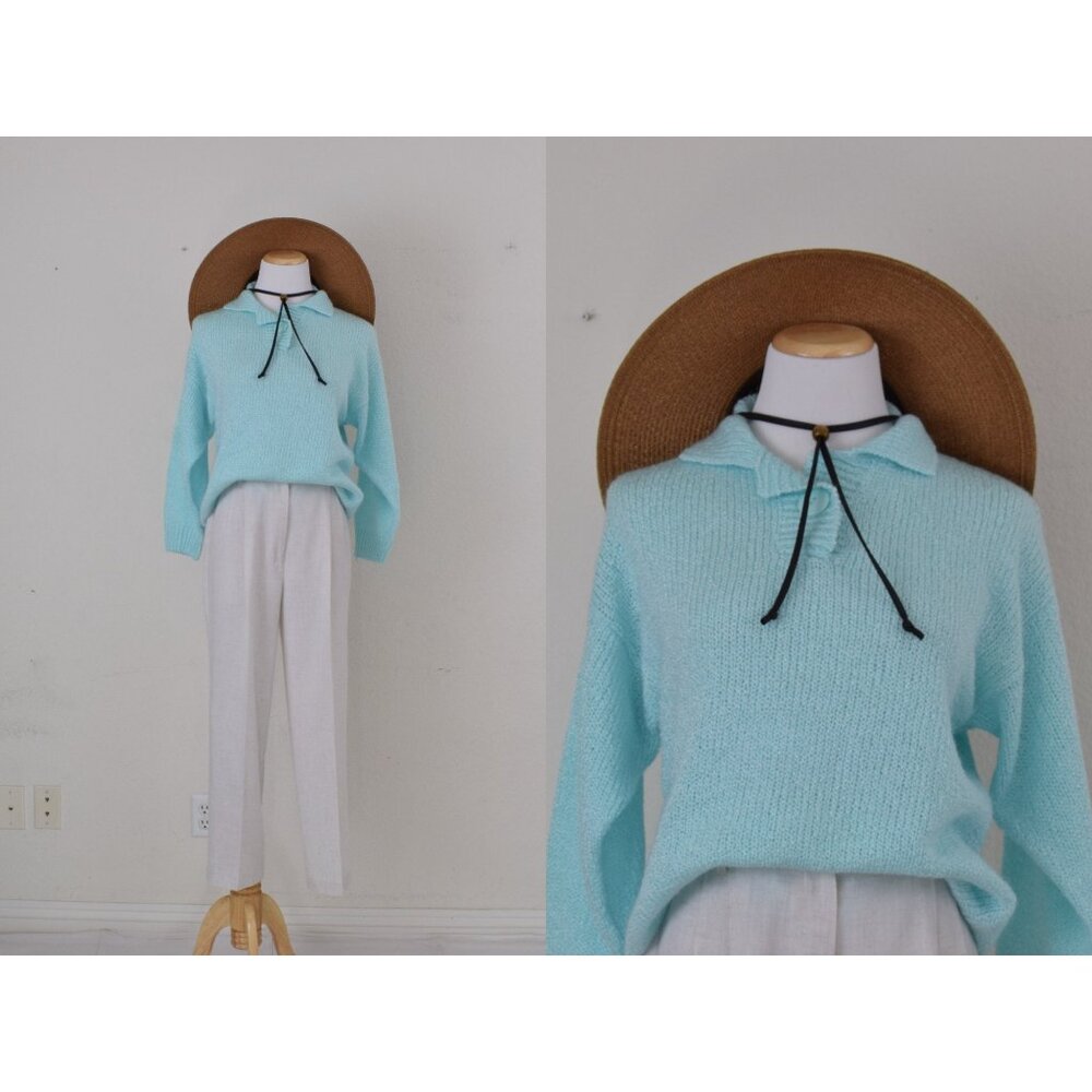 Vintage 80s Pullover Acrylic Sweater size S‎